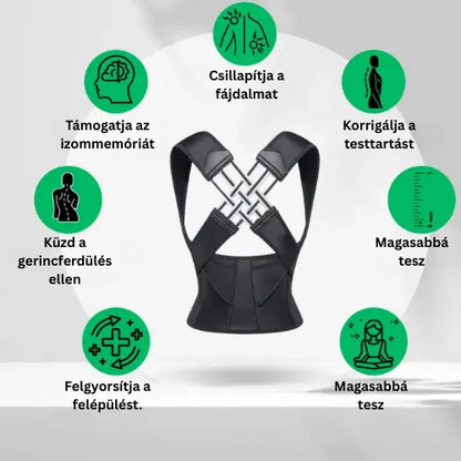 Testtartás-javító – Állj egyenesen. Enyhítsd a hátfájást. Érezd a különbséget már az első napon.