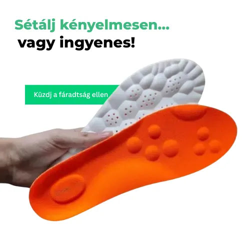 Nincs több lábfájdalom – Sétáljon kényelmesen Solevia talpbetétekkel
