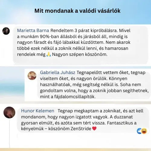 Zenstride® Légáteresztő kompressziós zokni fájdalommentes lábakhoz és talpakhoz